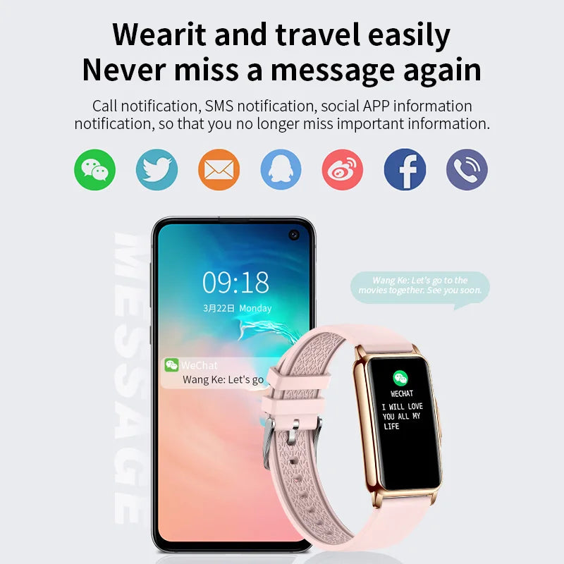 LIGE Smart Bracelet Women